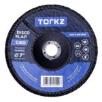 Disco Flap Torkz 7” G80 Para Metal e Aço