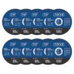 Disco de Corte Torkz 4.1/2" 115mm Pacote com 10 Unidades