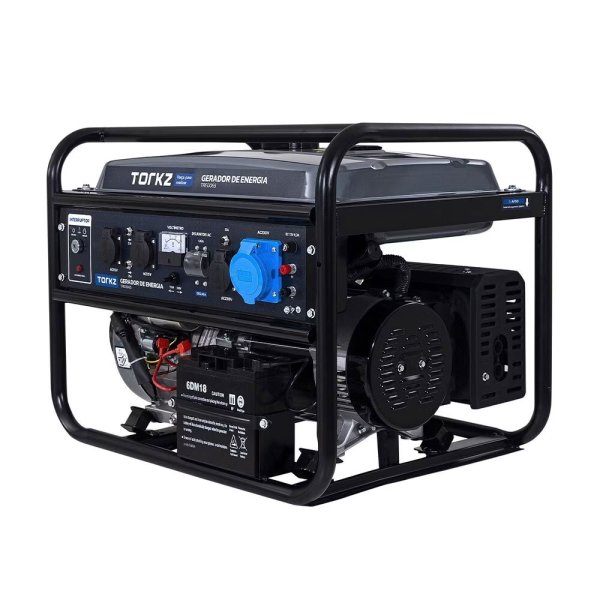 Gerador de Energia à Gasolina de 6500W Torkz TRE0065 – Alta Potência