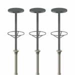 Banco em aço inox para piscina (Unidade) — Banco em aço inox. Peso: 3.6 kg. Cód: 000636. Produto Sodramar disponível na AHCOR Equipamentos com garantia e suporte técnico especializado.