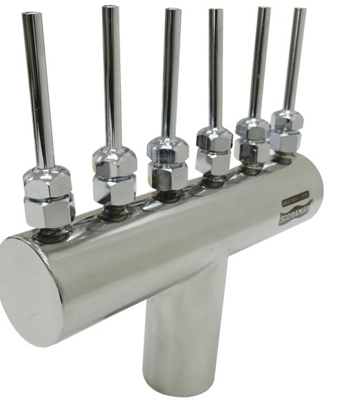 Bico Leque 38mm 6 saídas