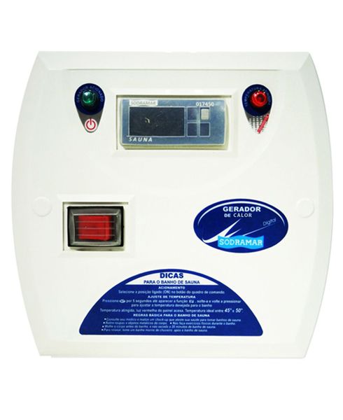 Comando Digital para Sauna Seca