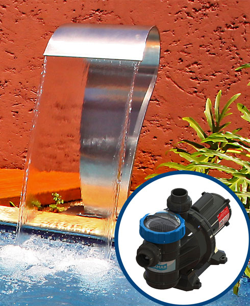 Kit Cascata Canyon com Bomba BM-50 Mono