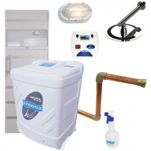 Kit Completo para Sauna a vapor de até 18m³