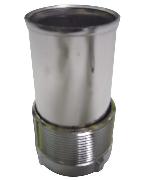 Luva Latão Cromado 2´´