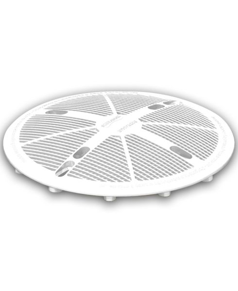 Tampa F.S.B para Dreno de fundo (Branca) com Kit parafusos