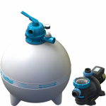 Filtro FM-75 e Bomba 1,5cv BMC-150 Mono p/ piscinas de até 176 mil litros Sodramar
