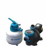 Filtro FM-25 e Bomba 1/4cv BMC-25 para piscinas de até 19 mil litros - Sodramar
