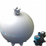 Filtro FM-100 e Bomba 3cv BMC-300 Mono para piscinas de até 250 mil litros - Sodramar