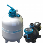 Filtro FM-50 e Bomba 3/4cv BMC-75 Mono p/ piscinas de até 78 mil litros Sodramar