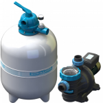 Filtro FM-60 e Bomba 1cv BMC-100 Mono para piscinas de até 113 mil litros - Sodramar