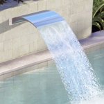 Cascata para piscina em Aço Inox Angel - Sodramar