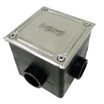 Caixa de Passagem com Base Quadrada e Tampa Inox — Caixa de Passagem. Peso: 0.27 kg. Cód: 000593. Produto Sodramar disponível na AHCOR Equipamentos com garantia e suporte técnico especializado.