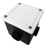 Caixa de Passagem com Base Quadrada e tampa ABS - Sodramar