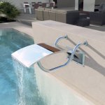 Cascata para piscina em Aço Inox Níagara - Sodramar