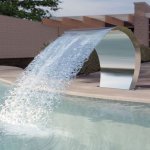 Cascata para piscina em Aço inox Victória - Sodramar