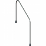 Corrimão Angra em aço inox com chumbador em alumínio - Sodramar