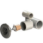 Dispositivo de Hidromassagem ABS/Inox Pratic (Saída Lateral) para Piscinas de Alve...