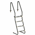 Escada Comfort Home 4 degraus Inox 1 1/2" (50 mm) - Sodramar