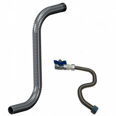 Fabricado em aço inox flexível