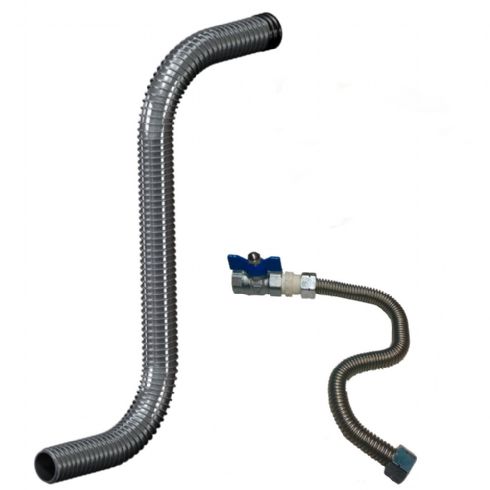 Fabricado em aço inox flexível