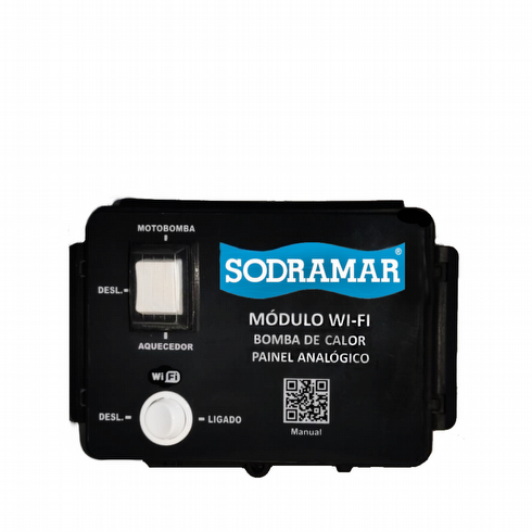As bombas de calor Sodramar possuem o exclusivo quadro de comando Wifi