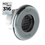 Ralo Quebra-Ondas Standard Prata/Inox 316 Para piscinas de vinil - Sodramar