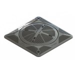 Tampa F.S.B 30x30cm (Prata) - Sodramar