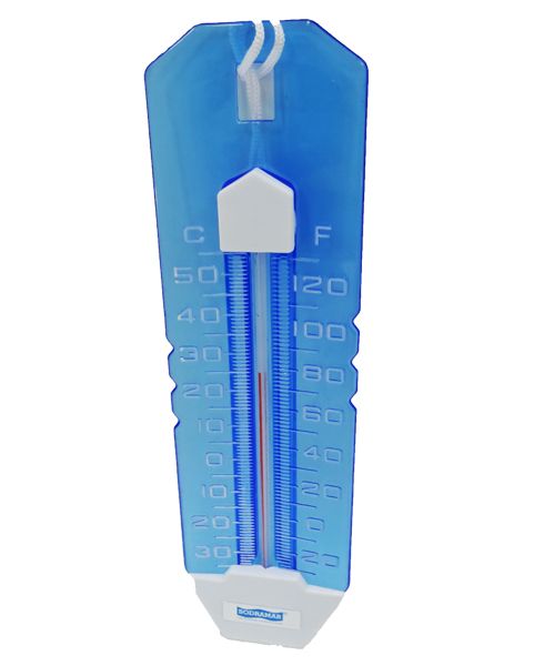 Acompanha a temperatura do seu banho de Sauna com o Termômetro plástico para Sauna Sodramar. Ele foi produzido especiamente para suportar a temperatura de um banho de sauna.
