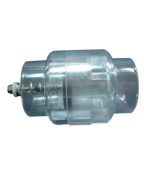 A Válvula de retenção em abs 1 1/2” evita que água retorne para piscina