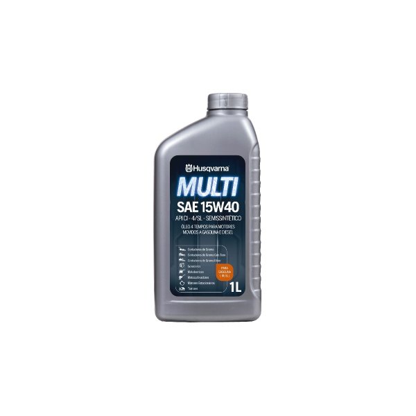 Óleo 4 Tempos Husqvarna Multi 15W40 1LT