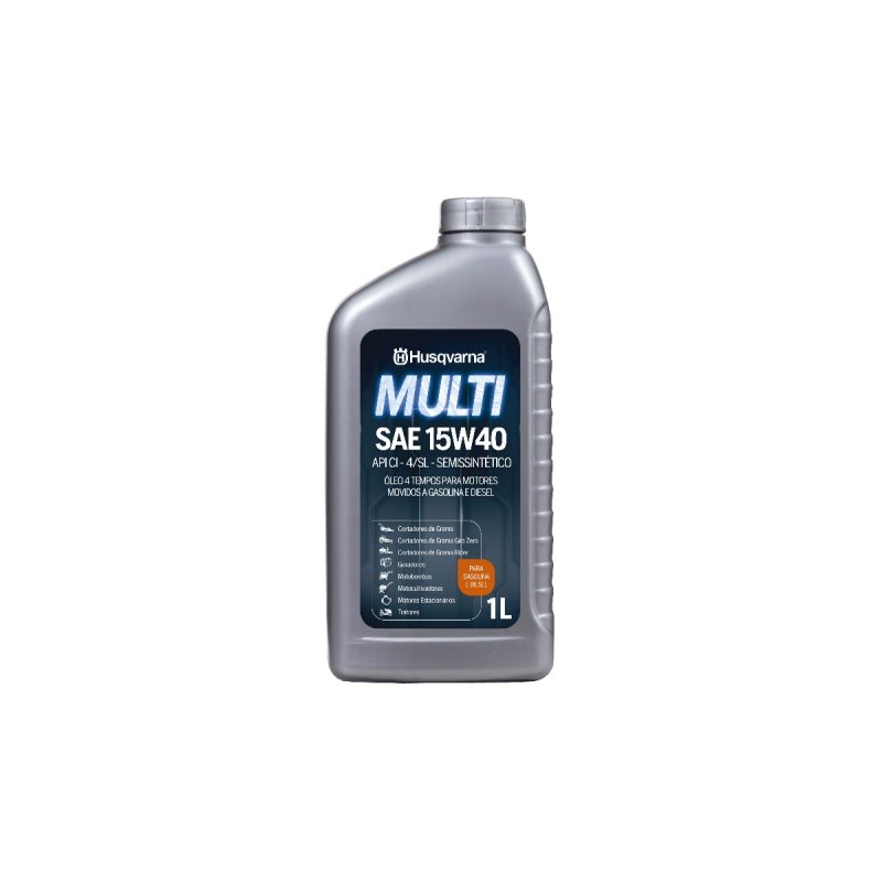 Óleo 4 Tempos Husqvarna Multi 15W40 1LT